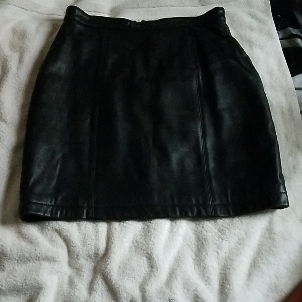 Leather Skirt